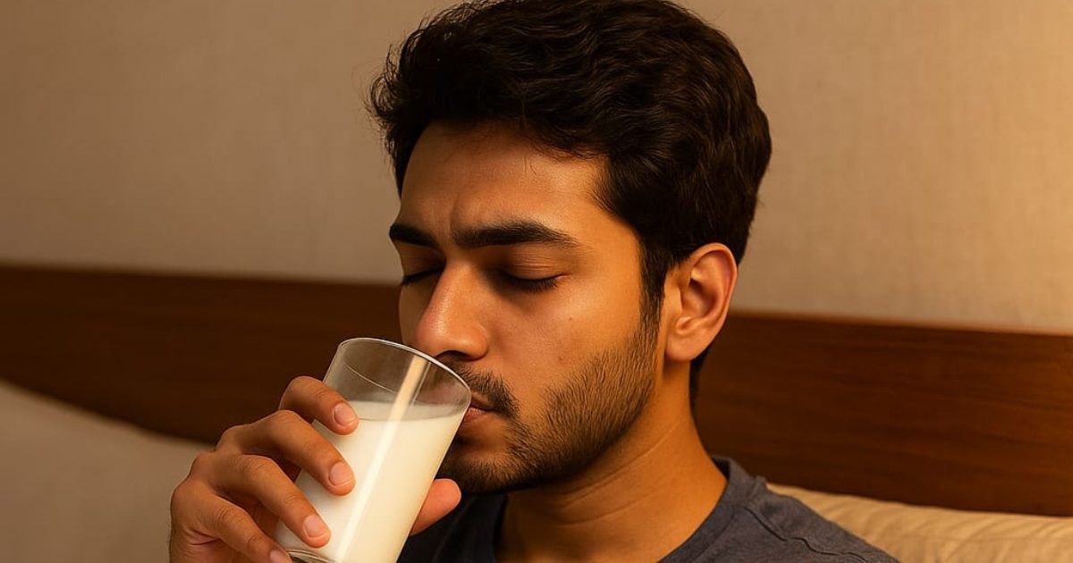 do not drink milk at night. Loss of drinking milk at night