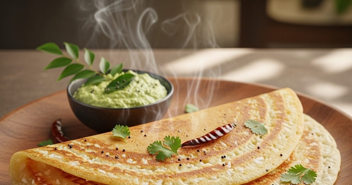 Healthy and Tasty Coconut Dosa Recipe: Make Morning Breaks quickly.