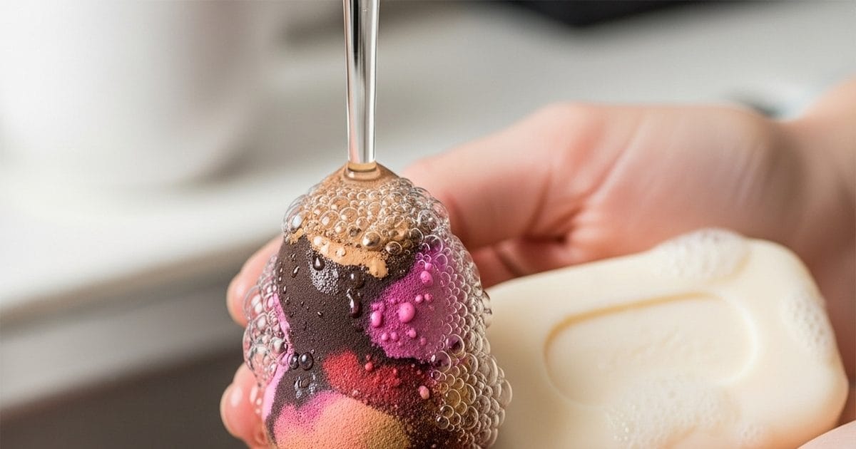 How to Clean Beauty Blender at Home. How to clean dirty beauty blender