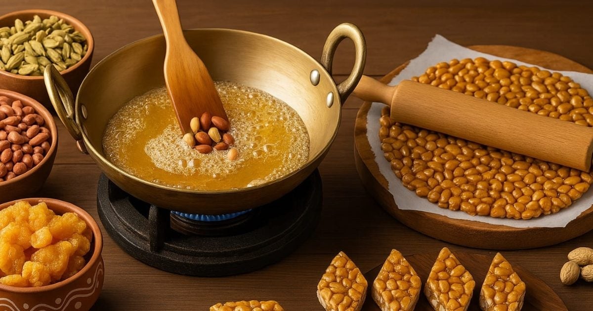 Peanut Chikki Recipe. Peanut chikki recipe
