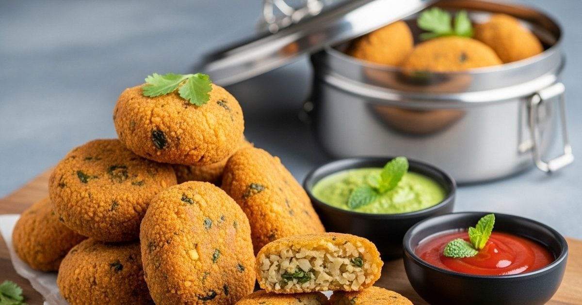 Besan Poha Cutlet Recipe. Besan Poha Cutlet Recipe