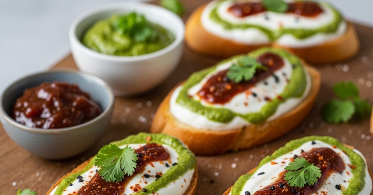 Curd chutney toast recipe. Curd chutney toast